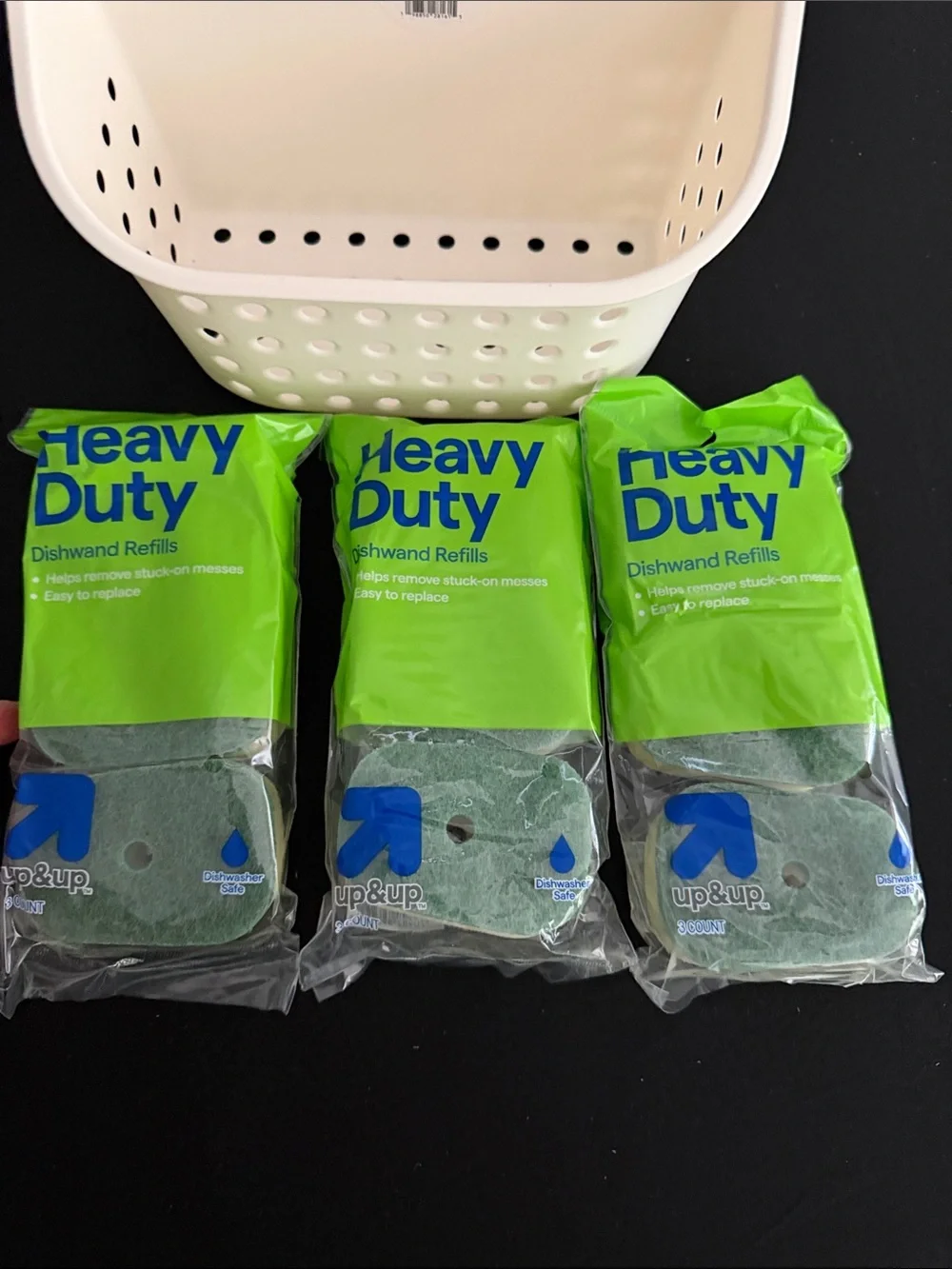 Target Cream Bath Caddy & sponge bundle NWT